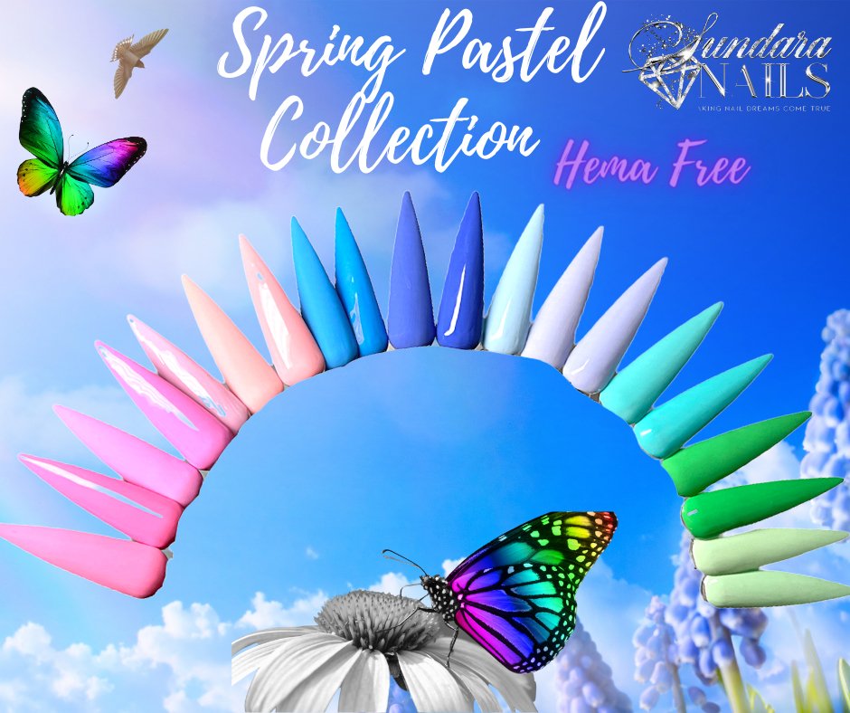 Spring Pastel Gels - Sundara Nails