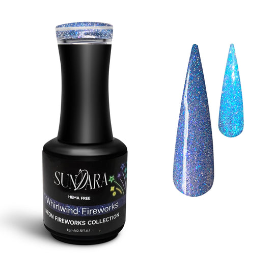 Whirlwind Fireworks- Reflective Gel Polish