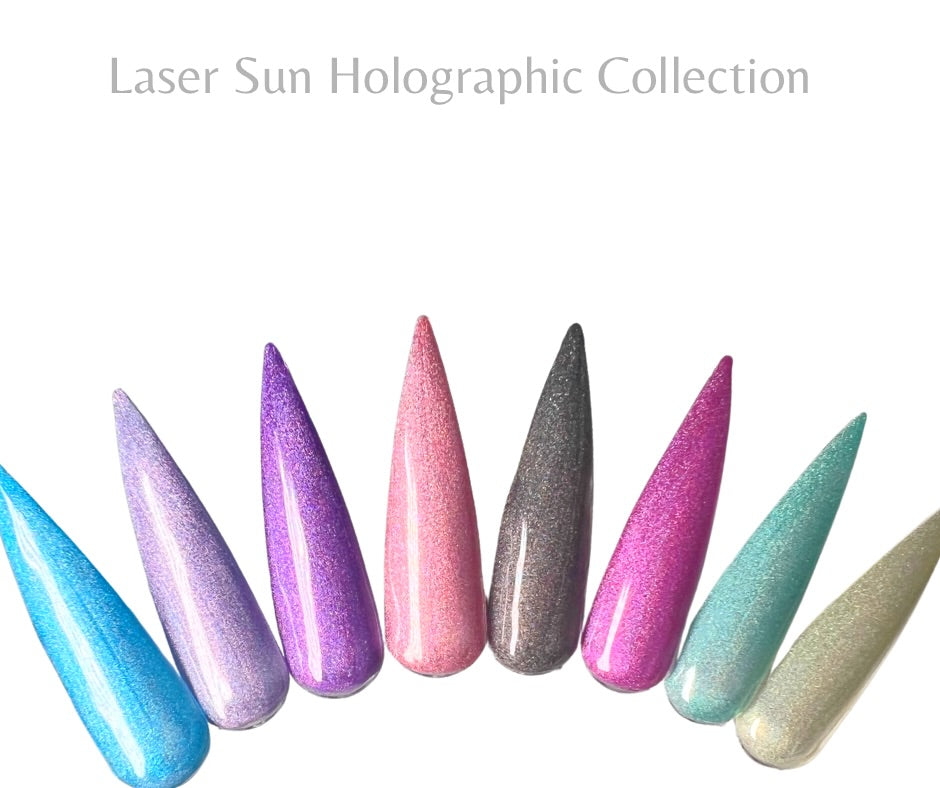 Laser Sun Holographic Glitter Collection (Holographic Glitter) 8 colors - Sundara Nails