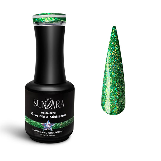 Give me a mistletoe -Super holo gel polish