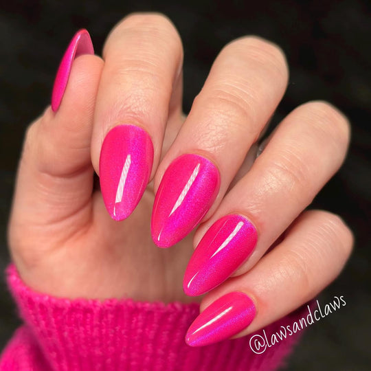 pink, jellyfish gel polish