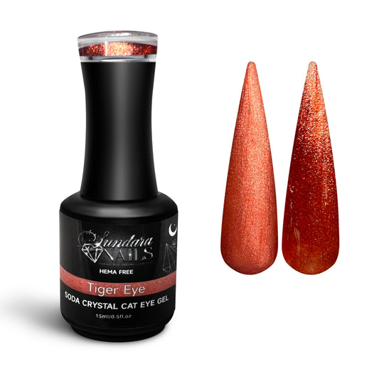 Tiger Eye- Soda Crystal Cat Eye Gel Polish - Sundara Nails