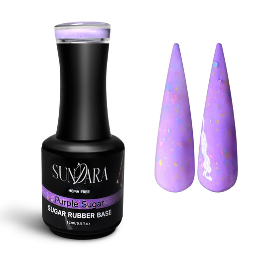 Purple Sugar Rubber Base Coat Gel