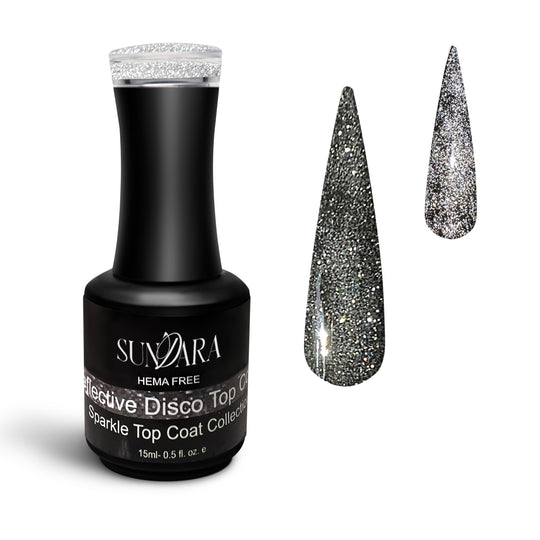 Reflective Disco Glitter Top Coat