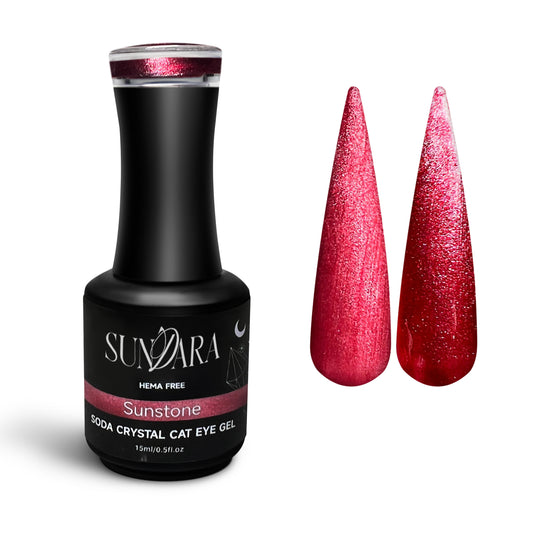 Sunstone-Soda Crystal Cat Eye Gel Polish