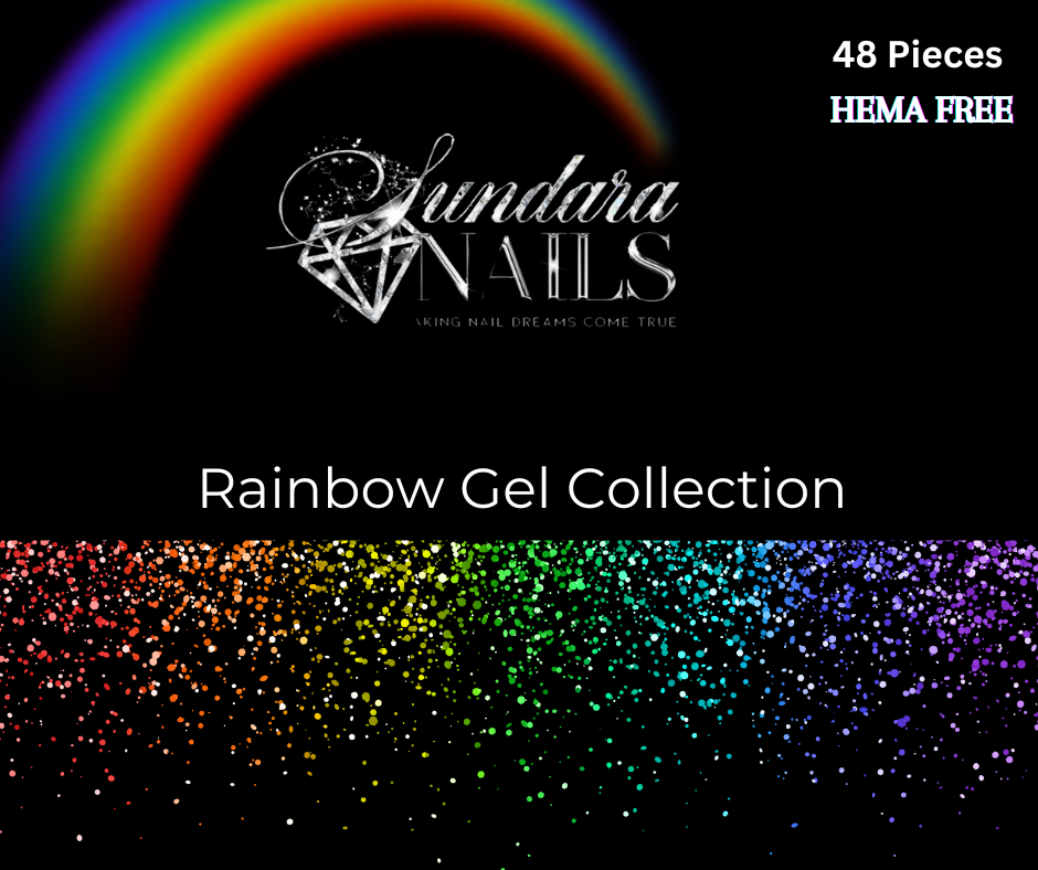 Rainbow Gel Polish Collection- Hema Free (48 Colors) - Sundara Nails