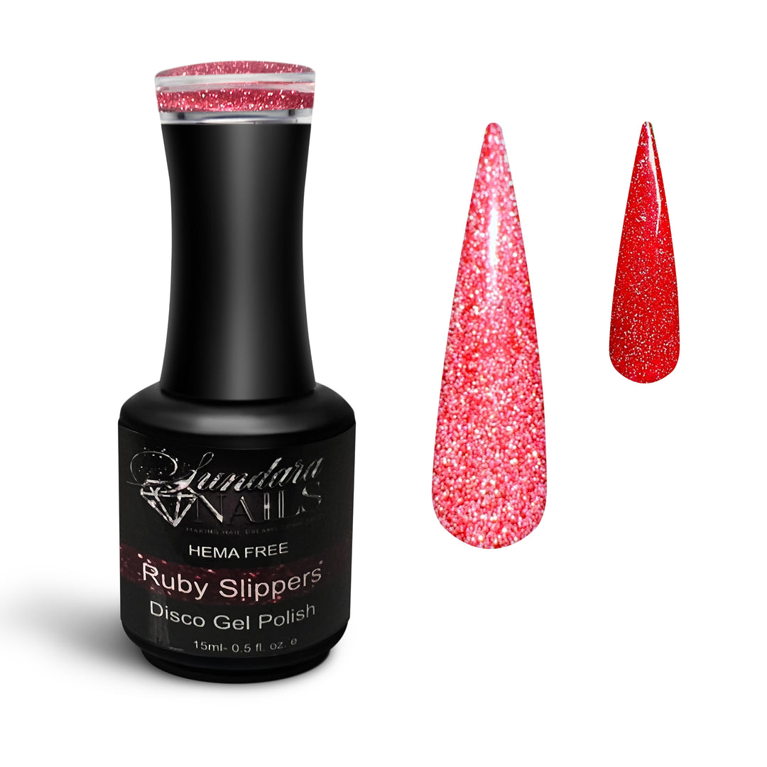 Ruby Slippers- Reflective gel polish - Sundara Nails