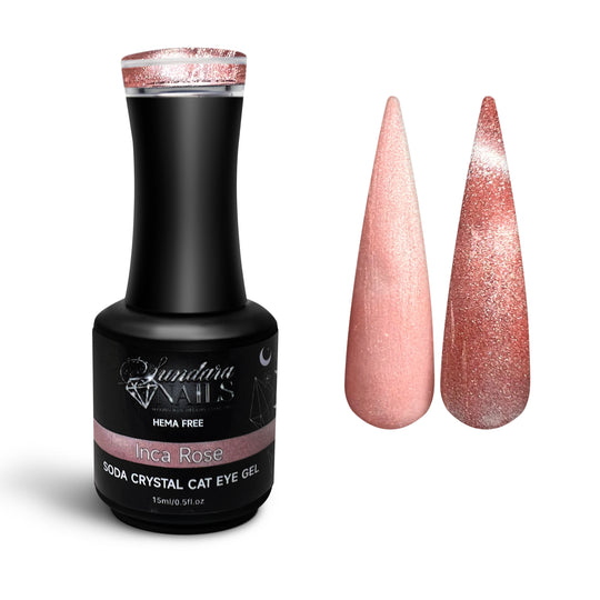 Inca Rose- Soda Crystal Cat Eye Gel Polish 