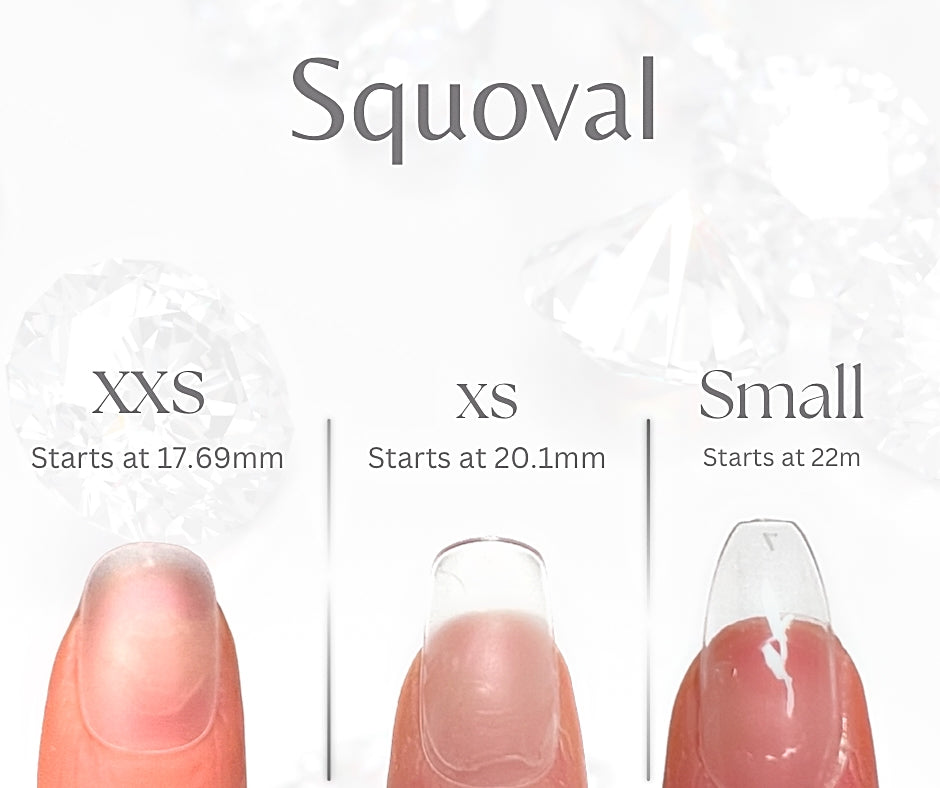 Squoval Shapes Soft Gelly Tips