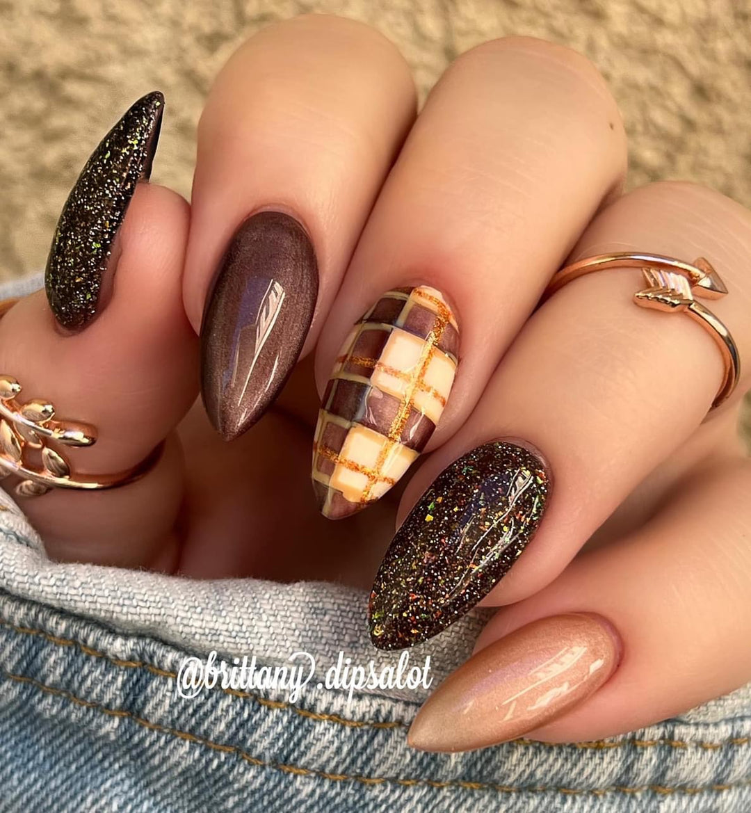 Mocha fall- Ceramic Cat Eye Gel Polish