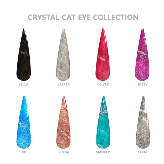 Crystal Cat Eye Gel Collection (8 colors) - Sundara Nails