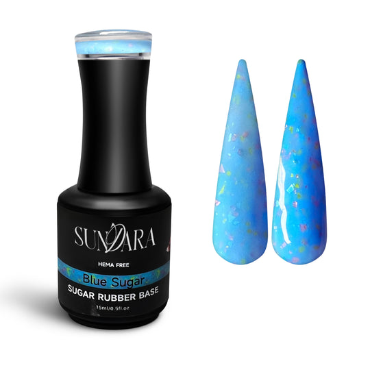 Blue Sugar Rubber Base Coat Gel