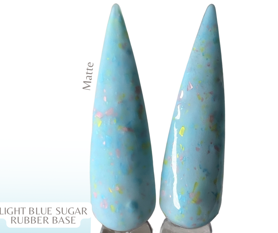 Light Blue Sugar Rubber Base Coat Gel 