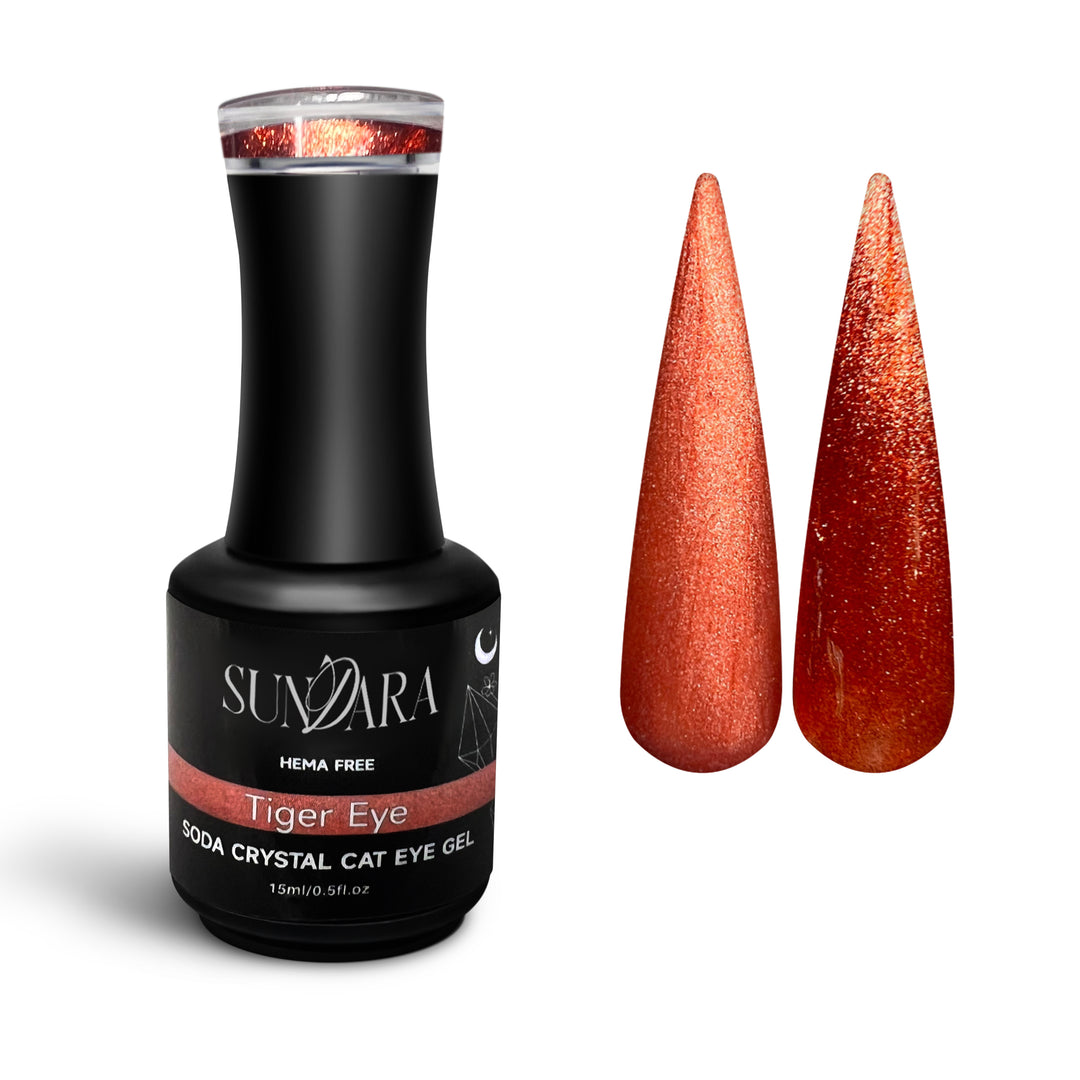 Tiger Eye- Soda Crystal Cat Eye Gel Polish