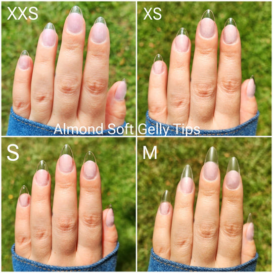 Almond Shape Soft Gelly Tips - Sundara Nails