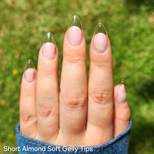 Almond Shape Soft Gelly Tips - Sundara Nails