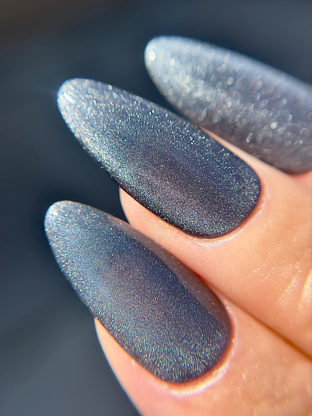 French Blue- Ceramic Cat Eye Gel Polish