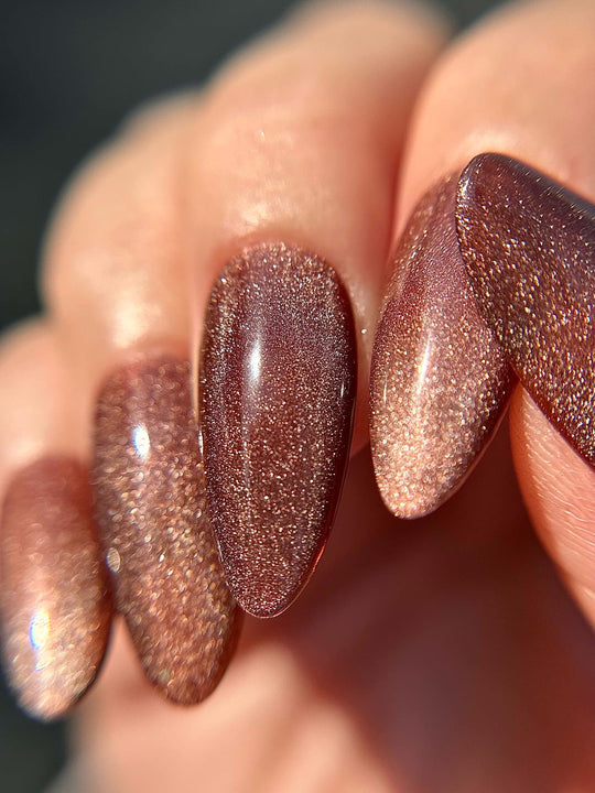 Cinnamon Cider- Ceramic Cat Eye Gel Polish