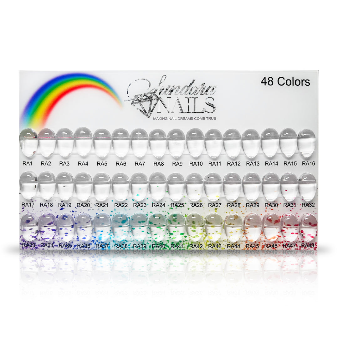 Rainbow Gel Polish Collection- Hema Free (48 Colors + Color Card)