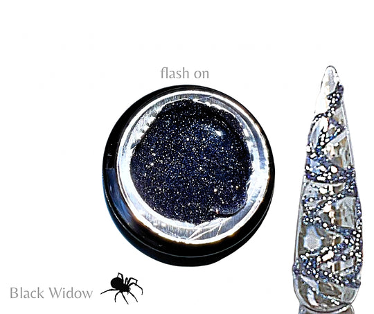 Black Widow -Reflective Spider Gel