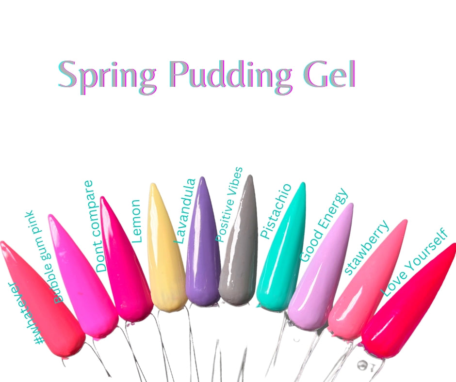 Spring Pudding Gels 10 colors - Sundara Nails