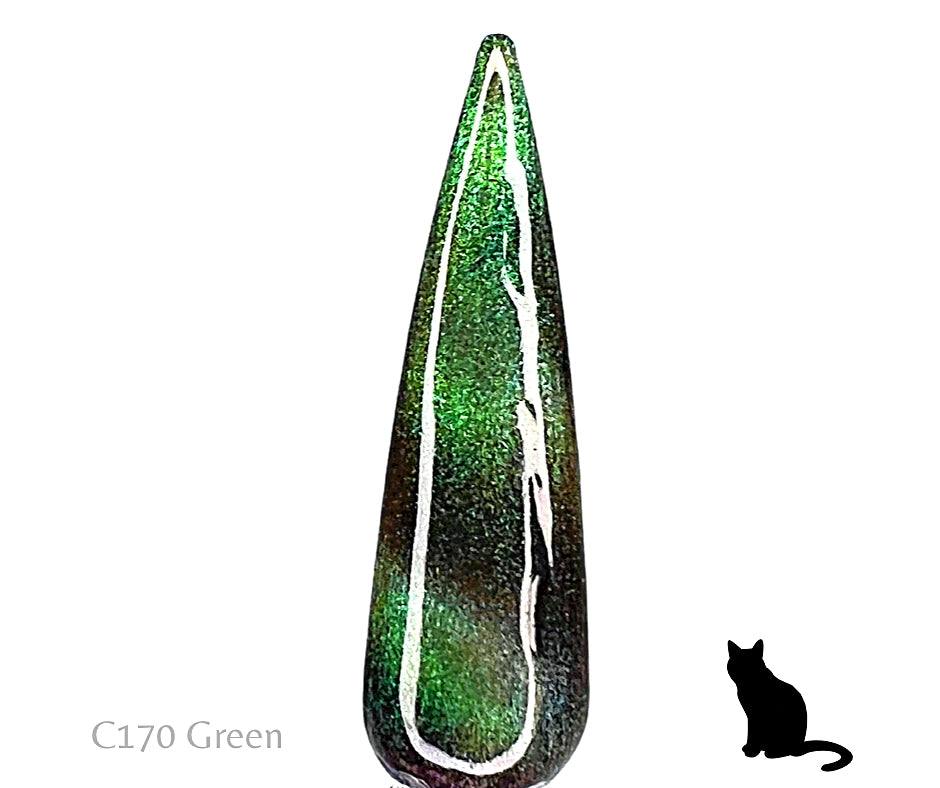 c170 Light Green (3D Cateye Gel)