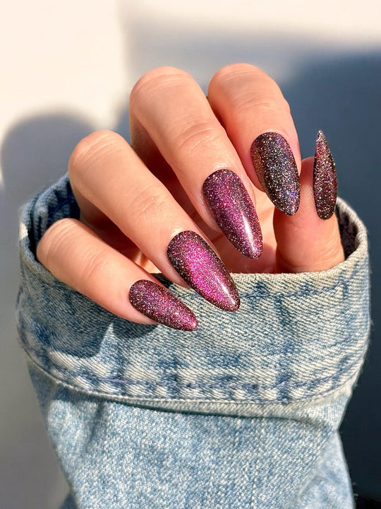 Vampire Stars-Flashing Disco Cat Eye Gel Polish