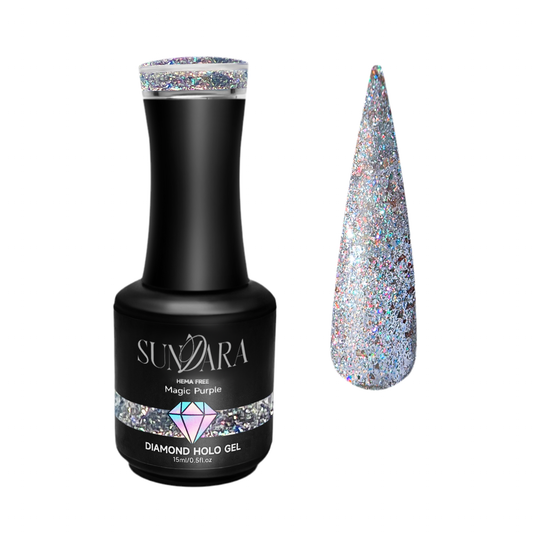 Magic Purple- Holographic Gel Glitter