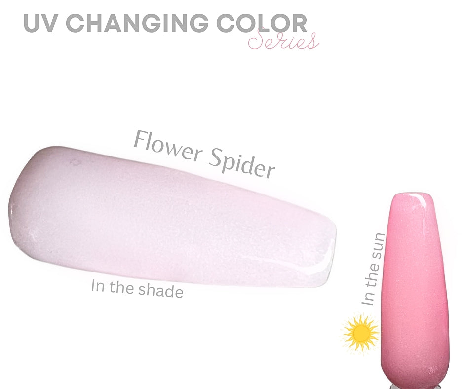 Flower Spider (UV color changing) - Sundara Nails