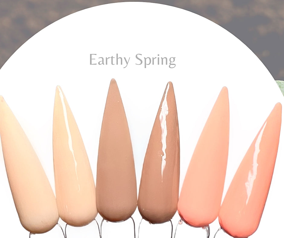 Earthy Spring (Pudding Gel Trio Pallet) - Sundara Nails