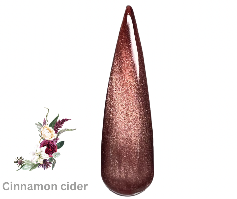 Cinnamon Cider- Ceramic Cat Eye Gel Polish