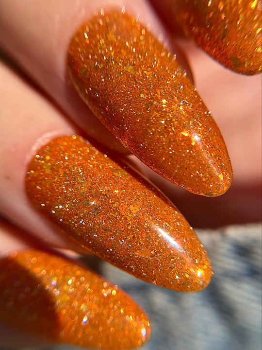 Charming Pumpkin Patch-Fireworks reflective glitter