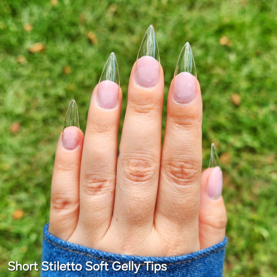 Stilletto Shapes Soft Gelly Tips - Sundara Nails