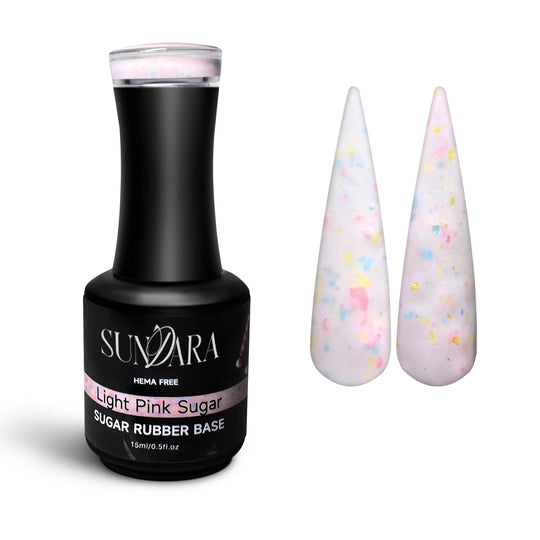 Light pink Sugar Rubber Base Coat Gel