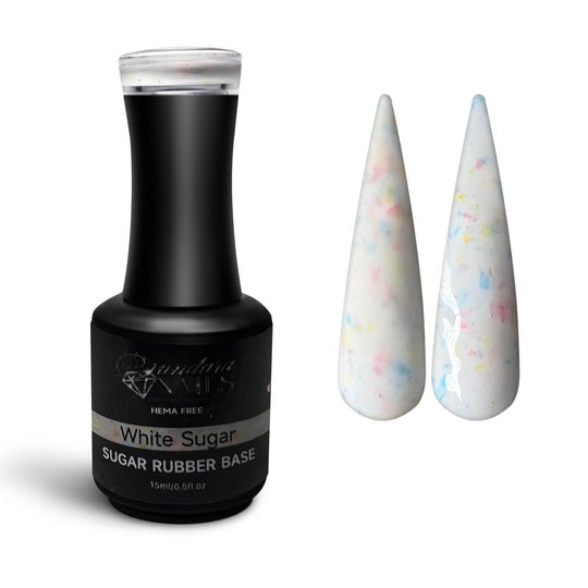 White Sugar Rubber Base Coat Gel - Sundara Nails