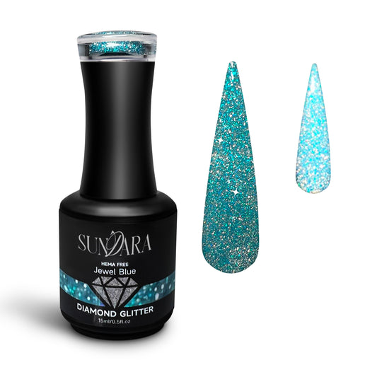 Jewel blue-Reflective diamond glitter