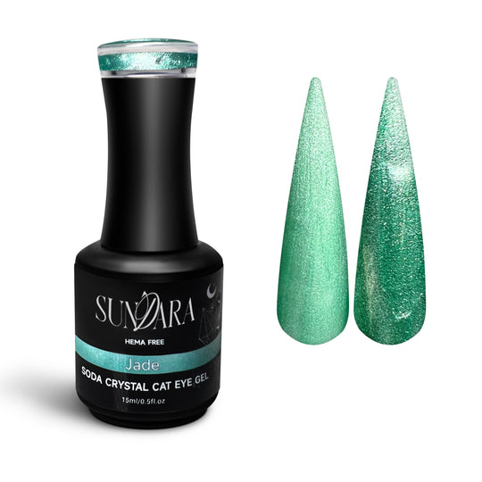 Jade- Soda Crystal Cat Eye Gel Polish