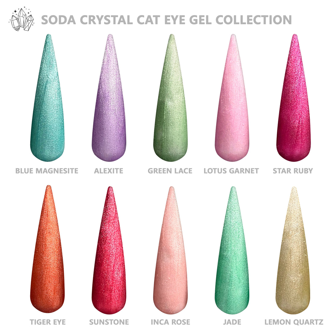 Soda Crystal Cat Eye Gel Collection (10 colors)