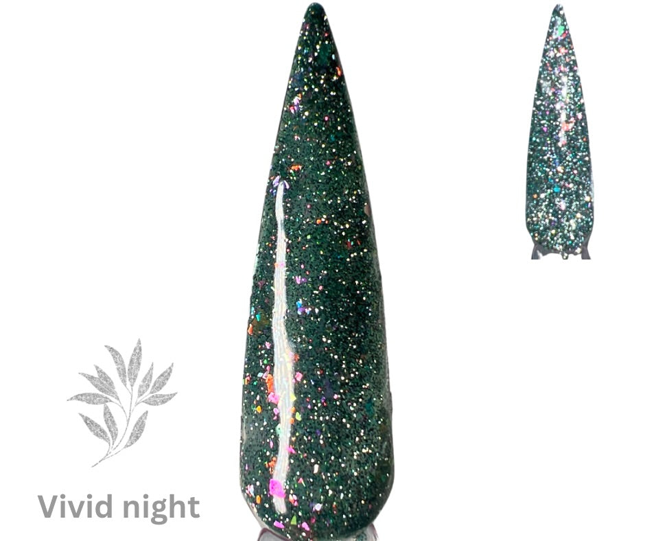 Vivid Night -Fireworks reflective glitter