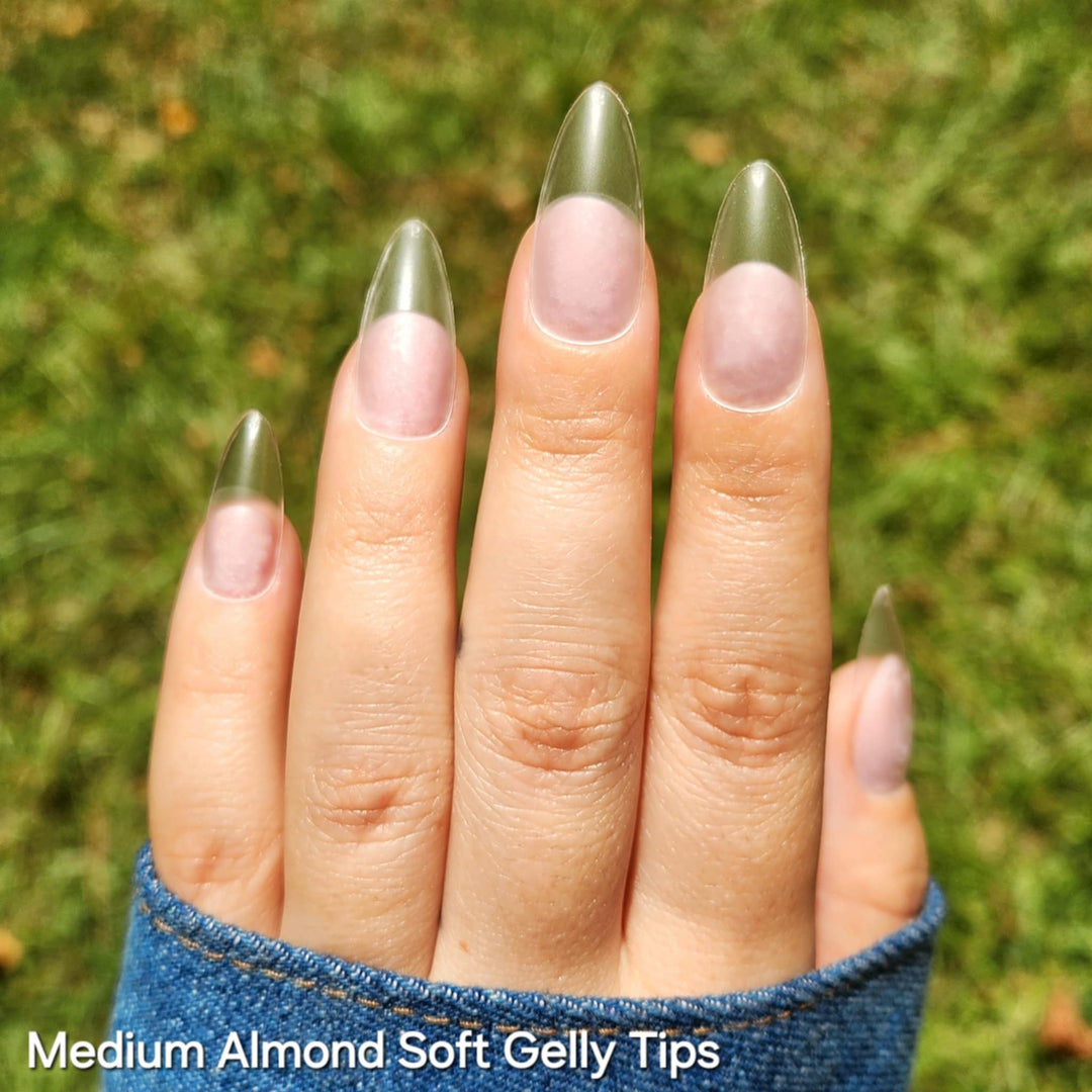 Almond Shape Soft Gelly Tips - Sundara Nails