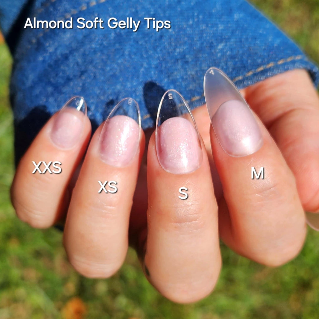 Almond Shape Soft Gelly Tips - Sundara Nails