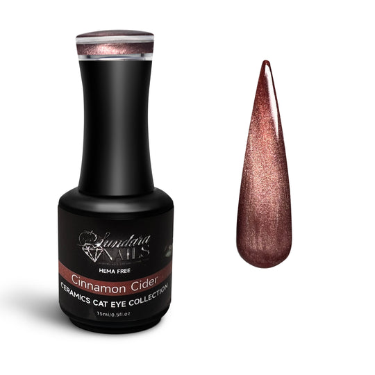 Cinnamon Cider- Ceramic Cat Eye Gel Polish