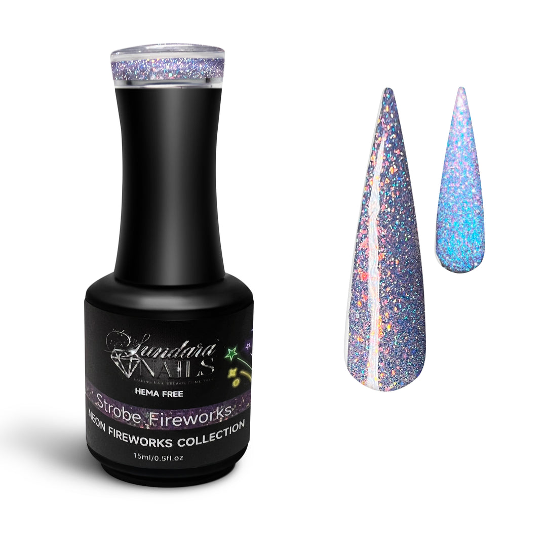 Strobe Fireworks- Reflective Gel Polish