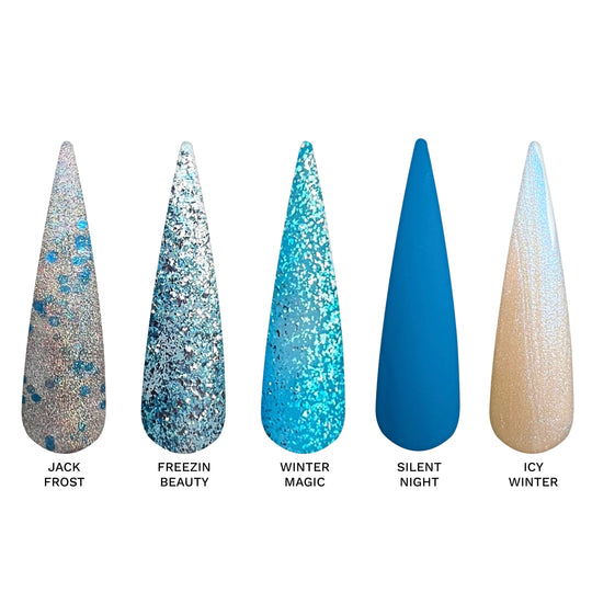 Winter Blizzard Gel Polish Collection- 5 Colors