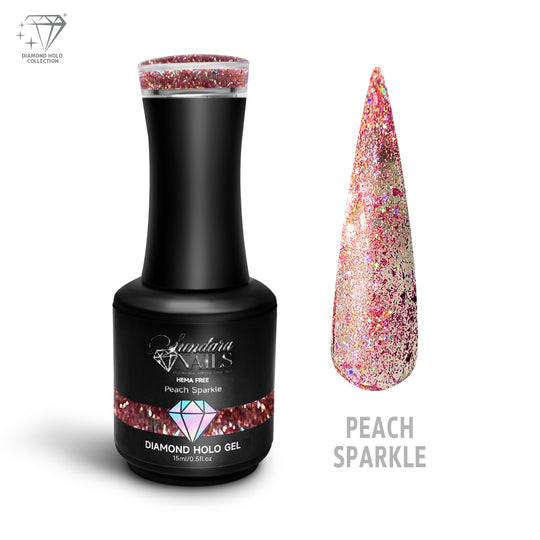 Peach Sparkle  (Holographic Gel Glitter)