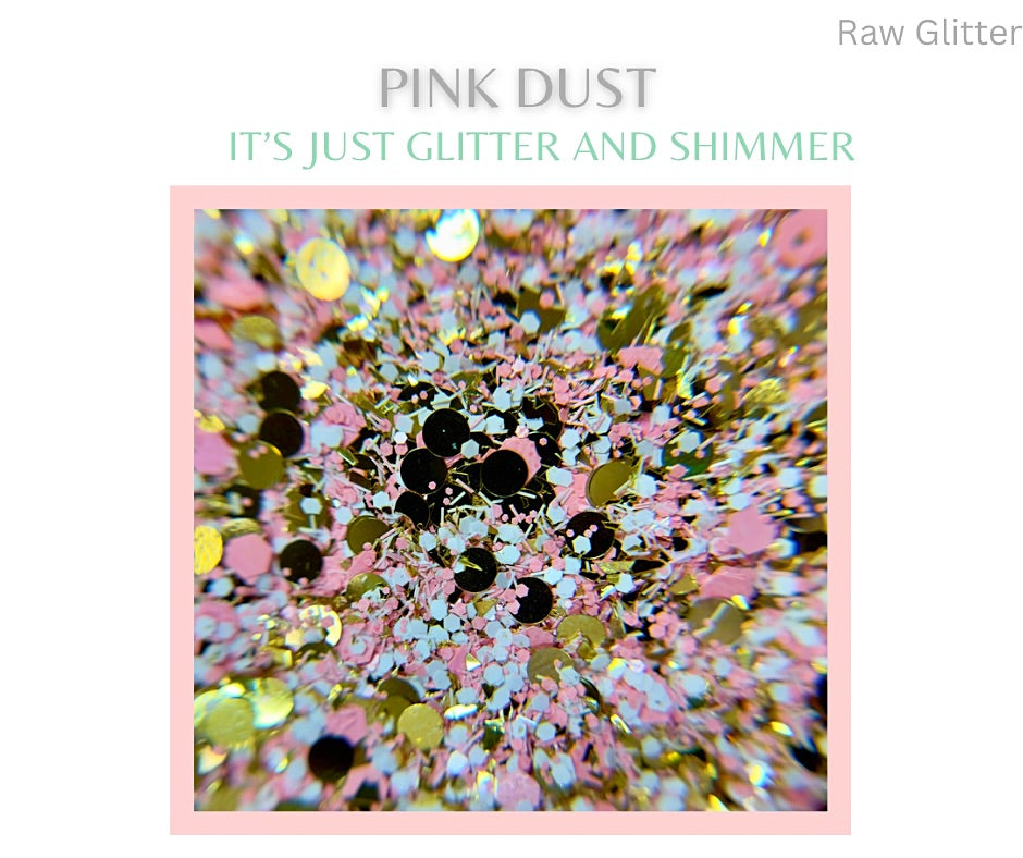 Pink Dust- Nail Glitter 1oz