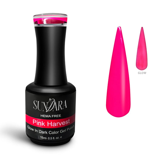 Pink Harvest- Glow Gel Polish