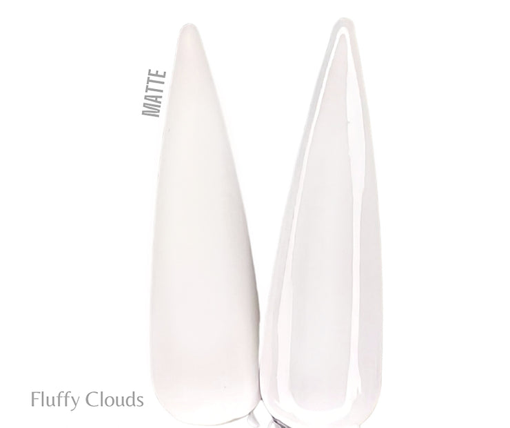 Fluffy Clouds- (white)