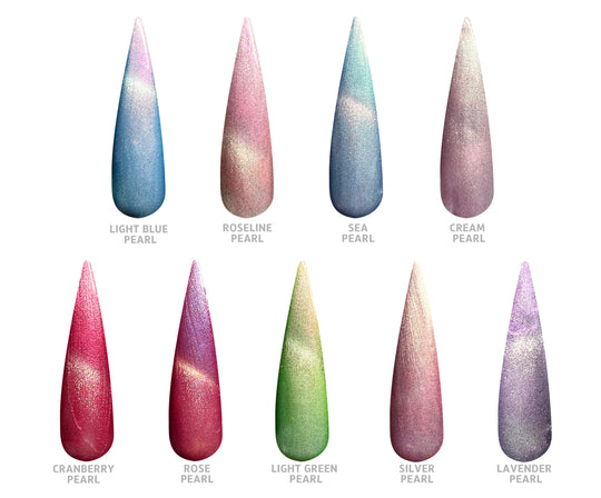 Pearlescent Cat Eye Gel Collection (9 colors) - Sundara Nails