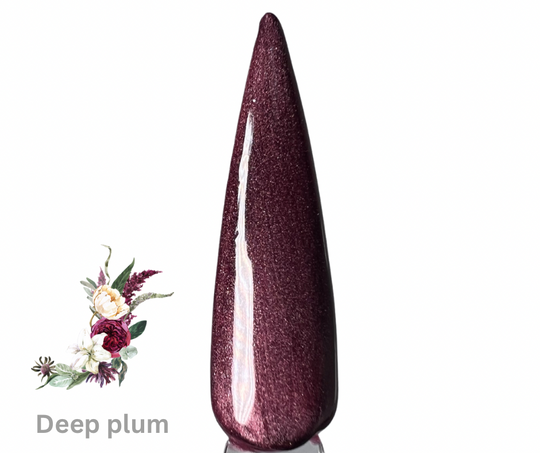 Deep plum-Ceramic Cat Eye Gel Polish